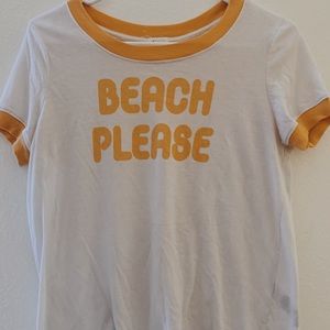 “Beach Please” Graphic Tee